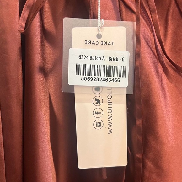 Oh Polly Lenora dress in brick color - Picture 6 of 7